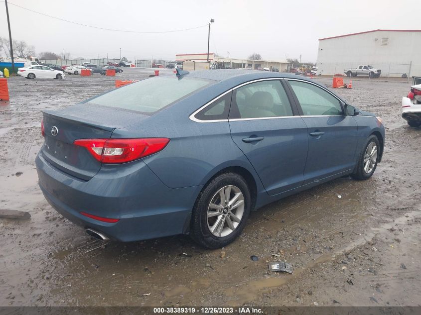 2015 Hyundai Sonata Se VIN: 5NPE24AF8FH203692 Lot: 38389319