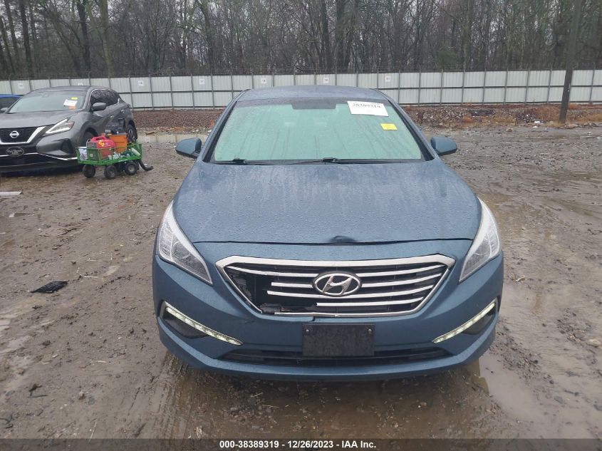 2015 Hyundai Sonata Se VIN: 5NPE24AF8FH203692 Lot: 38389319