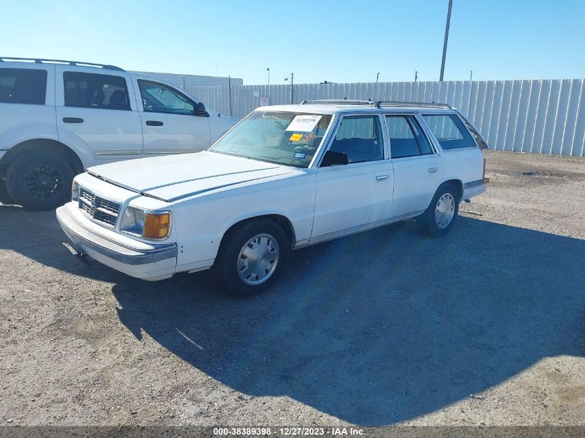 1988 Dodge Aries Le VIN: 1B3BD49D0JF164262 Lot: 38389398