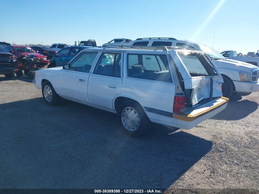 1988 Dodge Aries Le VIN: 1B3BD49D0JF164262 Lot: 38389398