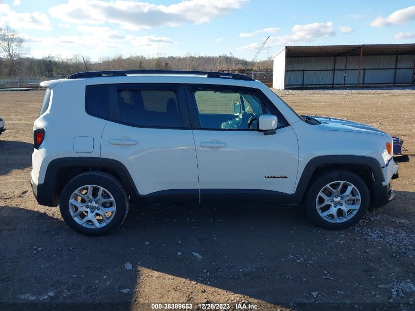 2018 Jeep Renegade Latitude Fwd VIN: ZACCJABB9JPJ22833 Lot: 38389653