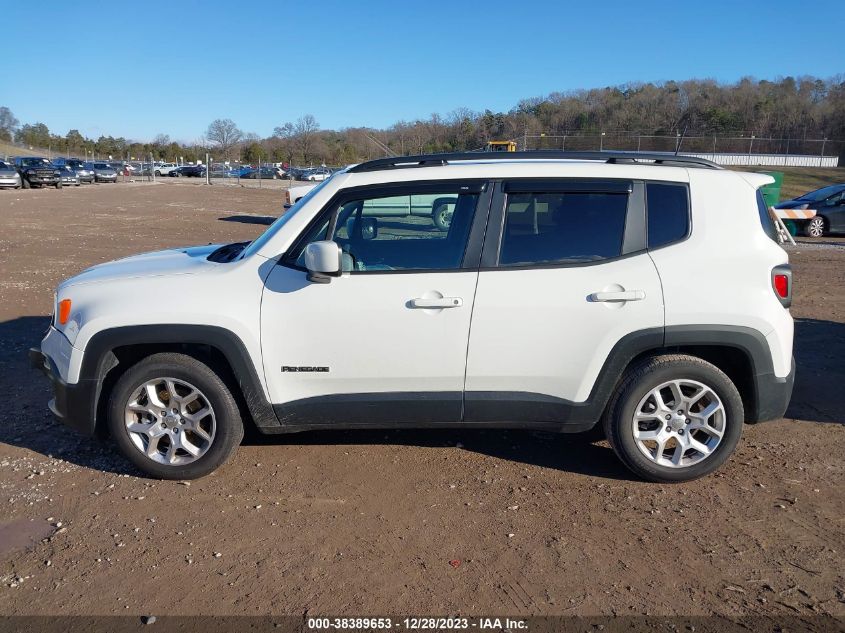 2018 Jeep Renegade Latitude Fwd VIN: ZACCJABB9JPJ22833 Lot: 38389653