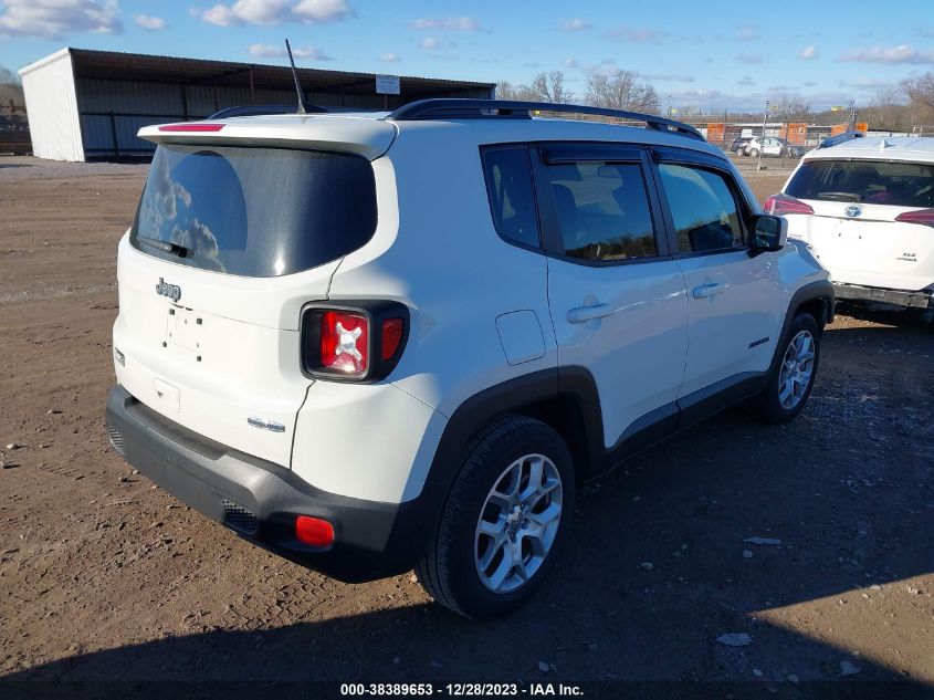 2018 Jeep Renegade Latitude Fwd VIN: ZACCJABB9JPJ22833 Lot: 38389653