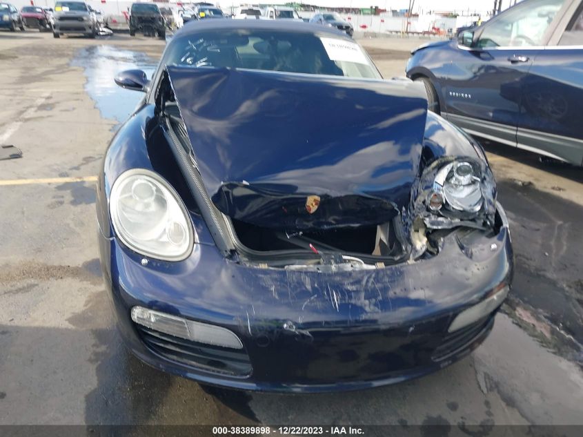 2008 Porsche Boxster VIN: WP0CA29898U712221 Lot: 38389898