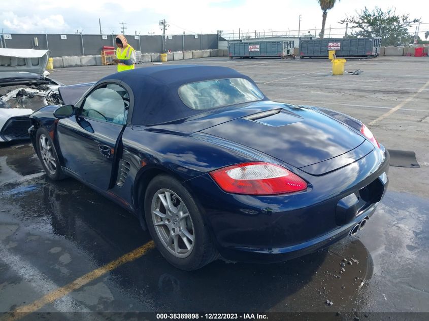 2008 Porsche Boxster VIN: WP0CA29898U712221 Lot: 38389898