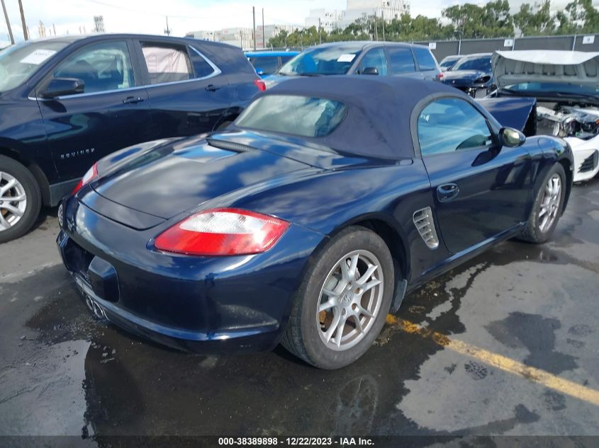 2008 Porsche Boxster VIN: WP0CA29898U712221 Lot: 38389898