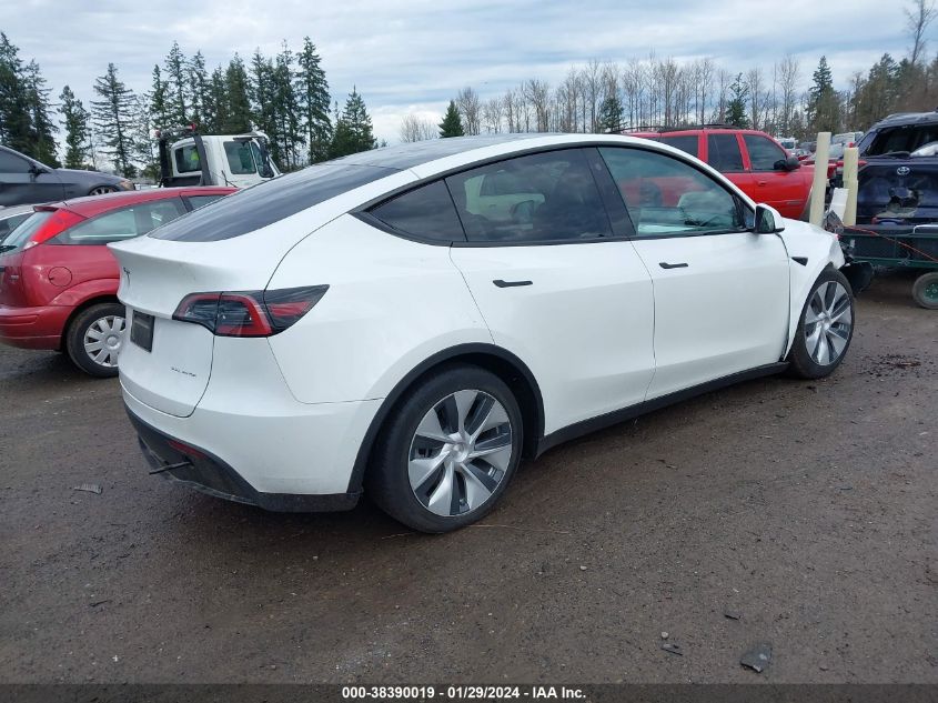 2022 Tesla Model Y Long Range Dual Motor All-Wheel Drive VIN: 7SAYGAEEXNF548091 Lot: 38390019