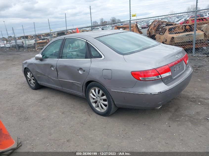 KMHFC46F36A096693 2006 Hyundai Azera Limited/Se