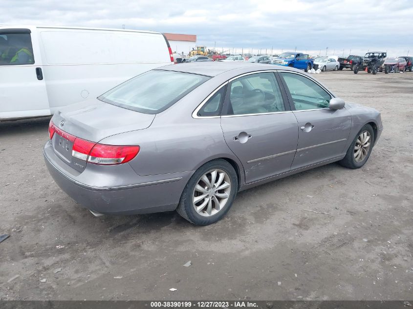 KMHFC46F36A096693 2006 Hyundai Azera Limited/Se