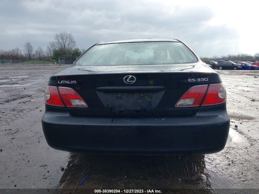 2004 Lexus Es 330 VIN: JTHBA30G745016496 Lot: 38390204