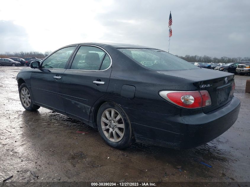 2004 Lexus Es 330 VIN: JTHBA30G745016496 Lot: 38390204