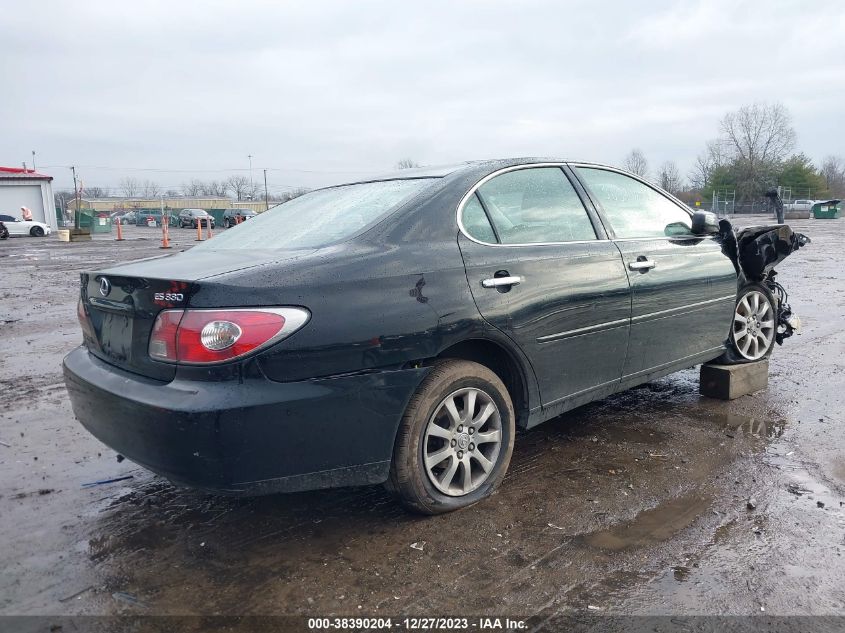 2004 Lexus Es 330 VIN: JTHBA30G745016496 Lot: 38390204