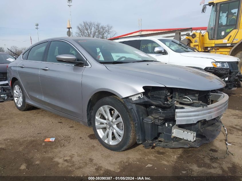 2015 Chrysler 200 Limited VIN: 1C3CCCAB3FN714503 Lot: 38390387