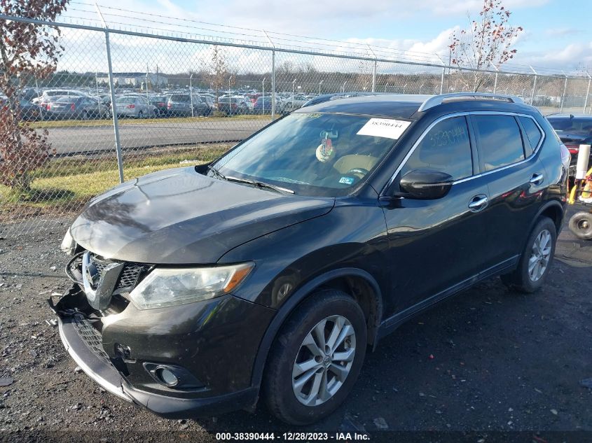 2014 Nissan Rogue Sv VIN: 5N1AT2MV1EC801700 Lot: 38390444