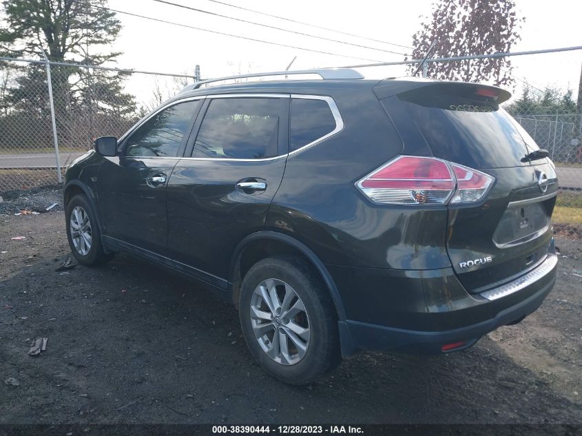 2014 Nissan Rogue Sv VIN: 5N1AT2MV1EC801700 Lot: 38390444