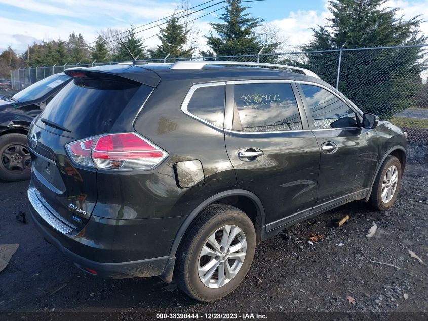 2014 Nissan Rogue Sv VIN: 5N1AT2MV1EC801700 Lot: 38390444