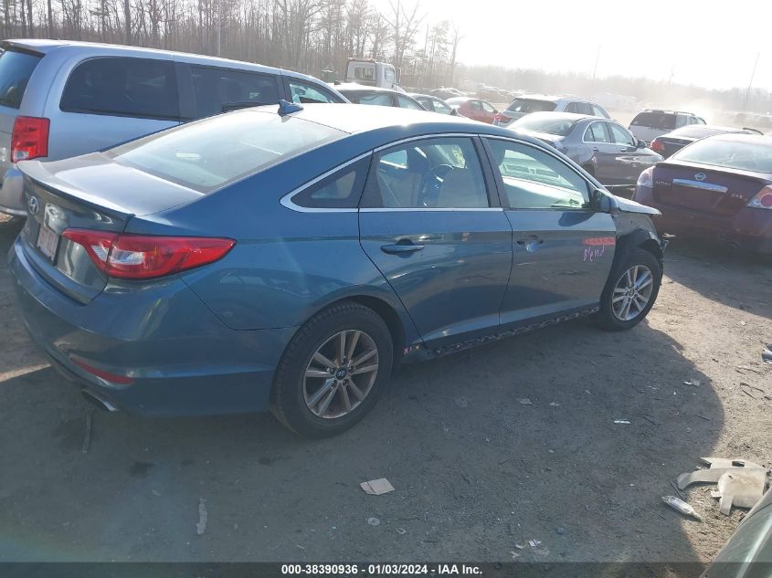 5NPE24AF0FH063539 2015 Hyundai Sonata Se