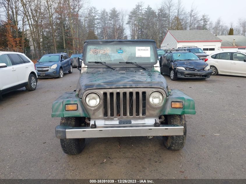 1999 Jeep Wrangler Sport VIN: 1J4FY19S5XP470145 Lot: 38391039