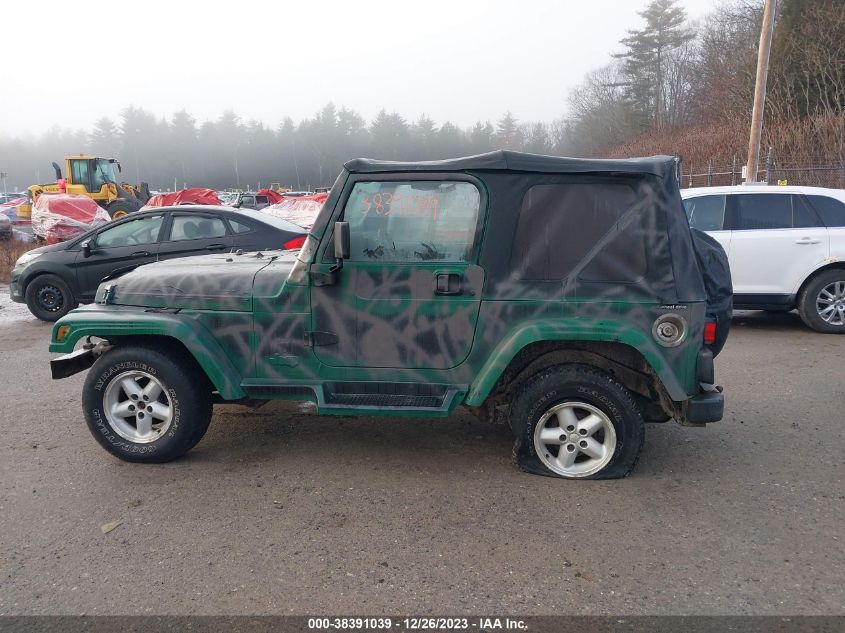 1999 Jeep Wrangler Sport VIN: 1J4FY19S5XP470145 Lot: 38391039