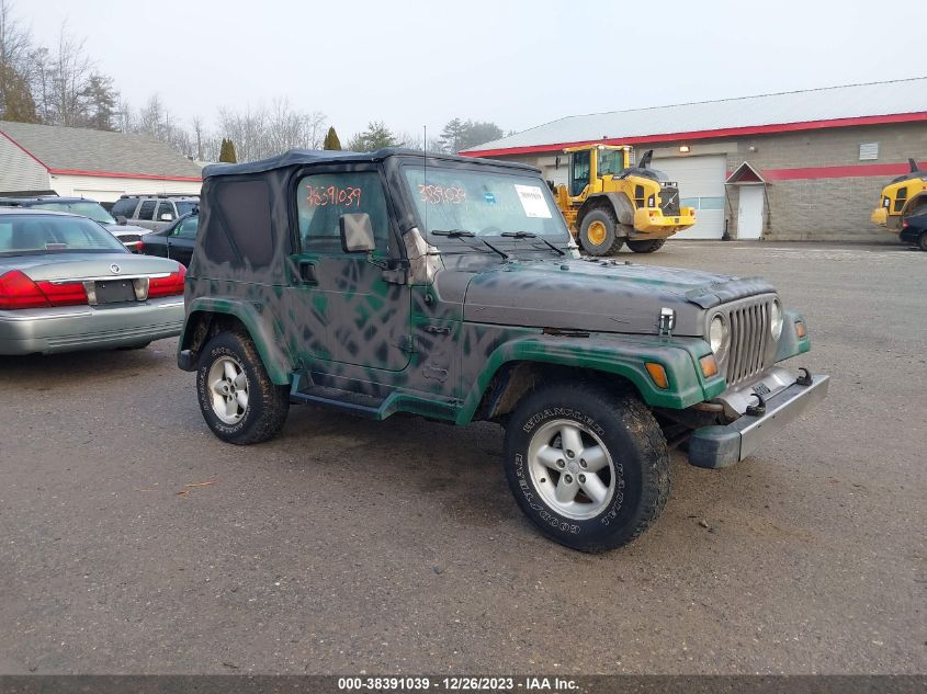 1999 Jeep Wrangler Sport VIN: 1J4FY19S5XP470145 Lot: 38391039