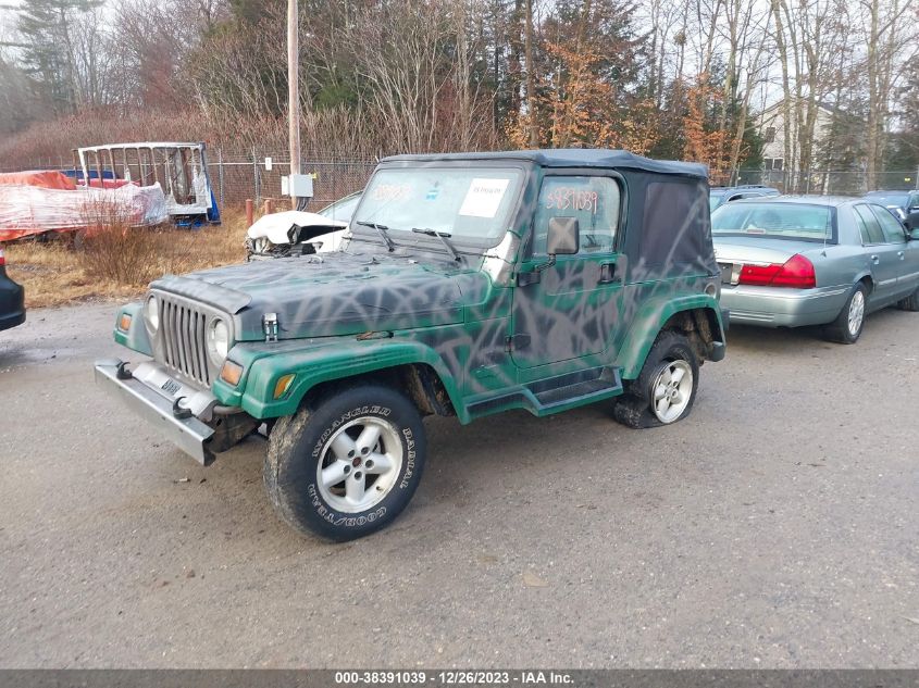 1999 Jeep Wrangler Sport VIN: 1J4FY19S5XP470145 Lot: 38391039