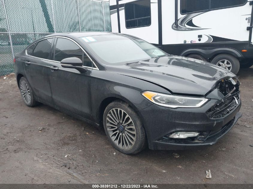 2018 Ford Fusion Titanium VIN: 3FA6P0D92JR155445 Lot: 38391212