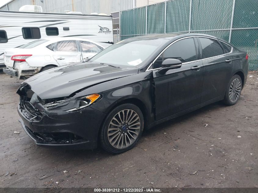 2018 Ford Fusion Titanium VIN: 3FA6P0D92JR155445 Lot: 38391212