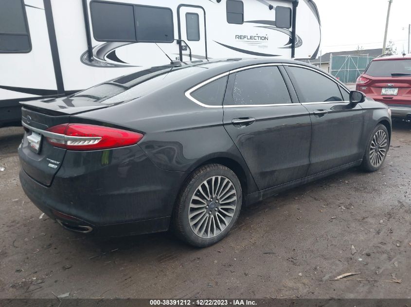 2018 Ford Fusion Titanium VIN: 3FA6P0D92JR155445 Lot: 38391212