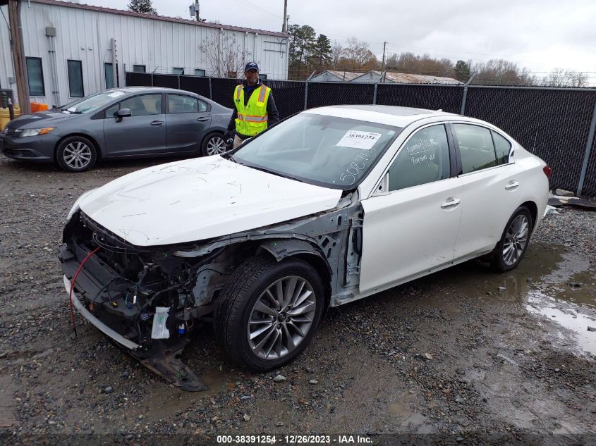 JN1EV7AR5KM593477 2019 Infiniti Q50 3.0T Luxe