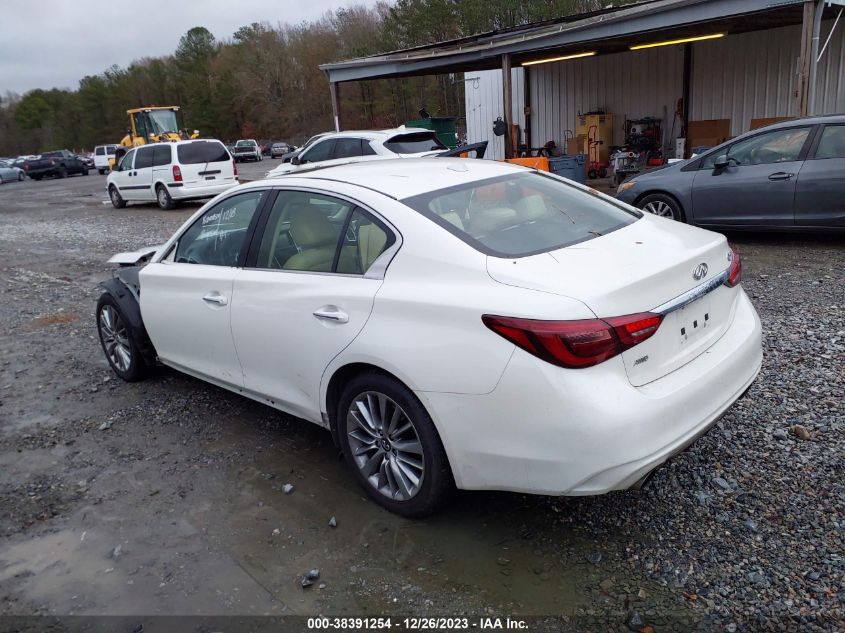 JN1EV7AR5KM593477 2019 Infiniti Q50 3.0T Luxe