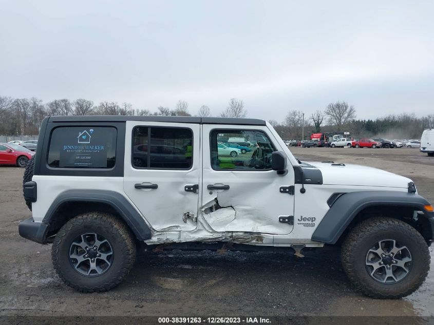 2018 Jeep Wrangler Unlimited Sport S 4X4 VIN: 1C4HJXDN9JW145258 Lot: 38391263