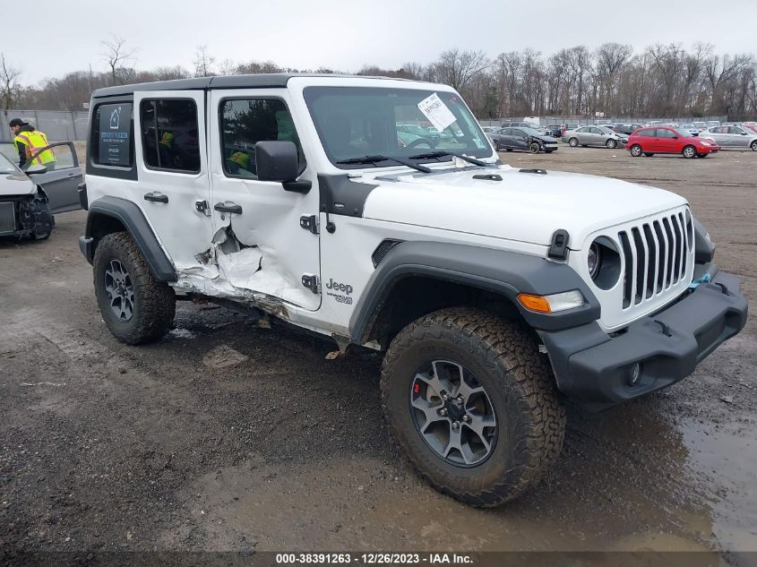 2018 Jeep Wrangler Unlimited Sport S 4X4 VIN: 1C4HJXDN9JW145258 Lot: 38391263