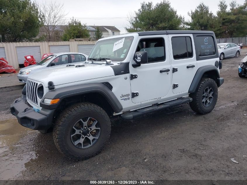 2018 Jeep Wrangler Unlimited Sport S 4X4 VIN: 1C4HJXDN9JW145258 Lot: 38391263