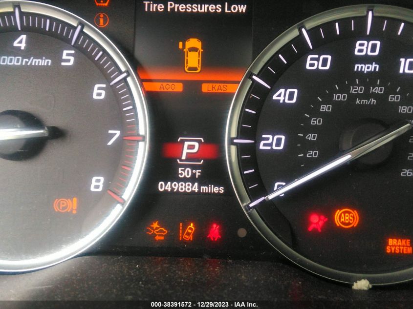 2020 Acura Mdx Standard VIN: 5J8YD4H30LL009699 Lot: 38391572