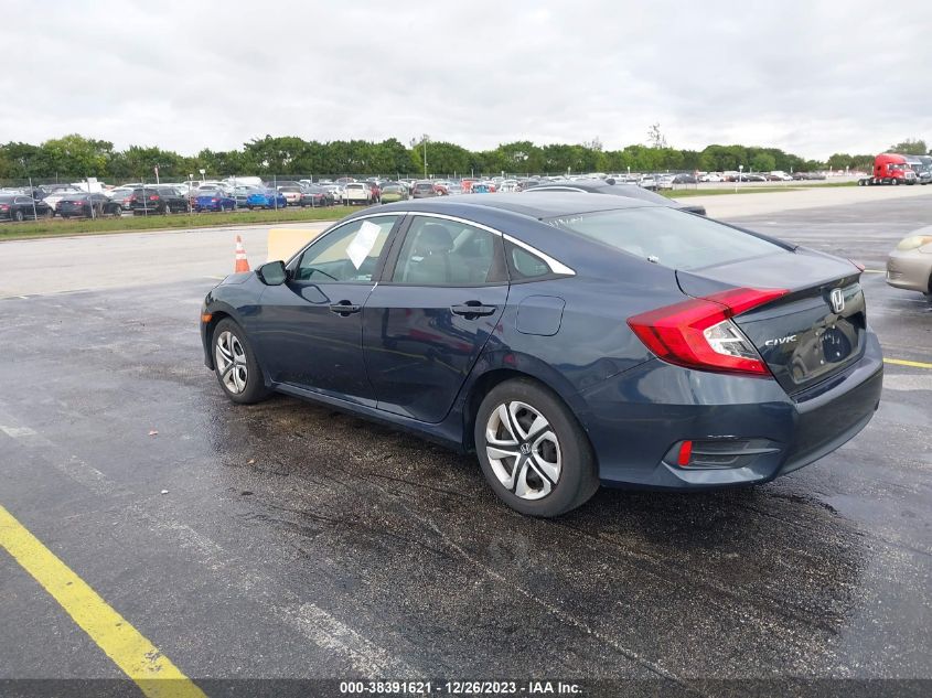 2018 Honda Civic Lx VIN: 19XFC2F56JE044299 Lot: 38391621