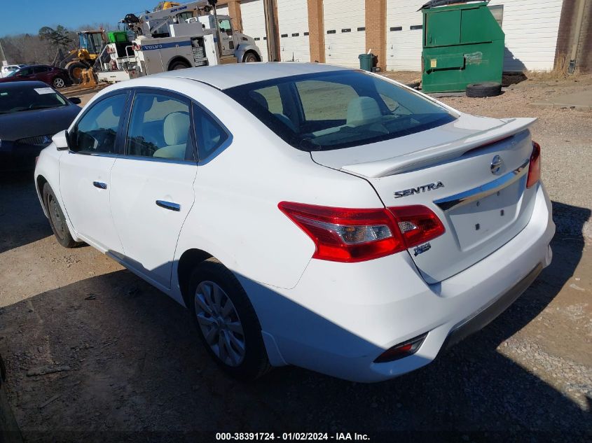 2016 Nissan Sentra S VIN: 3N1AB7AP7GY229801 Lot: 38391724