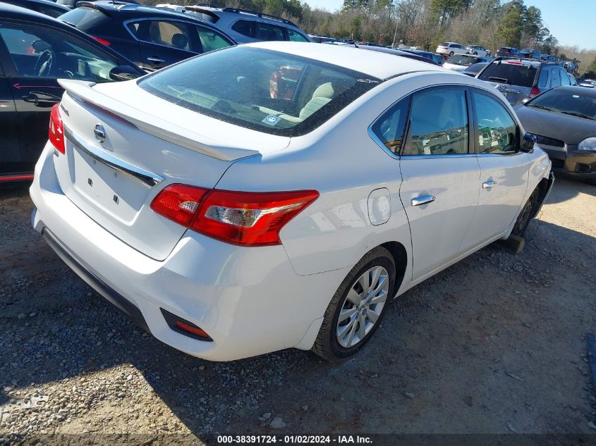 2016 Nissan Sentra S VIN: 3N1AB7AP7GY229801 Lot: 38391724