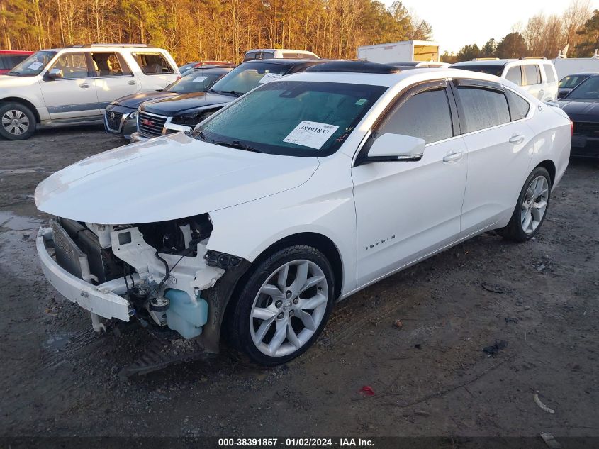 2016 Chevrolet Impala 2Lt VIN: 2G1115S35G9207904 Lot: 38391857