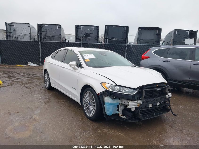 2013 Ford Fusion Hybrid Titanium VIN: 3FA6P0RU5DR323824 Lot: 38392111