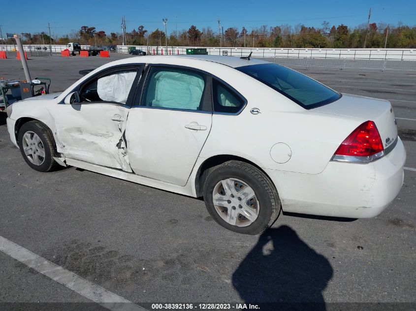 2009 Chevrolet Impala Ls VIN: 2G1WB57K091179854 Lot: 38392136