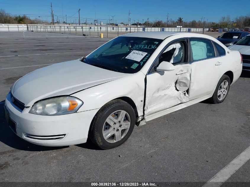 2009 Chevrolet Impala Ls VIN: 2G1WB57K091179854 Lot: 38392136