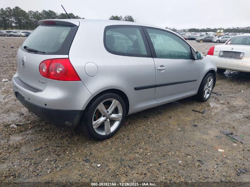 2008 Volkswagen Rabbit S VIN: WVWBB71KX8W001631 Lot: 38392154