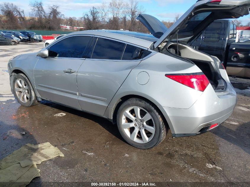 2011 Acura Zdx VIN: 2HNYB1H41BH500574 Lot: 38392158