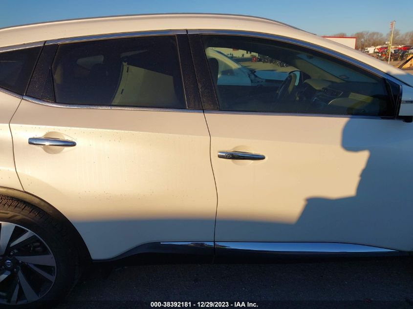 2018 Nissan Murano Platinum VIN: 5N1AZ2MG9JN105603 Lot: 38392181