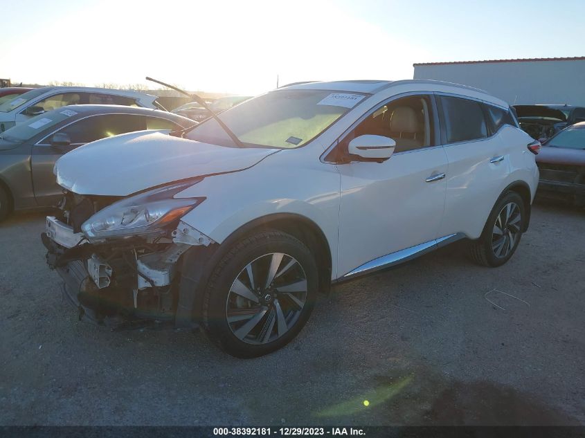 2018 Nissan Murano Platinum VIN: 5N1AZ2MG9JN105603 Lot: 38392181