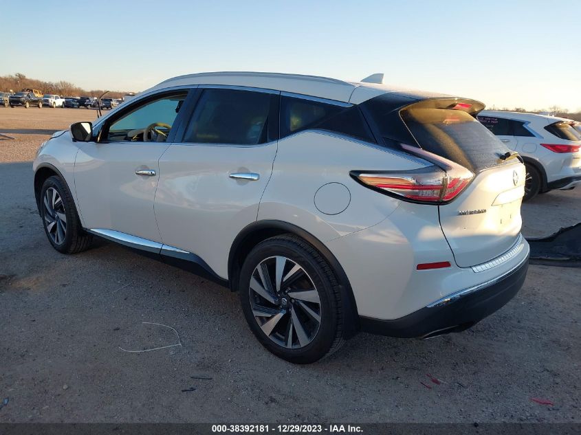 2018 Nissan Murano Platinum VIN: 5N1AZ2MG9JN105603 Lot: 38392181