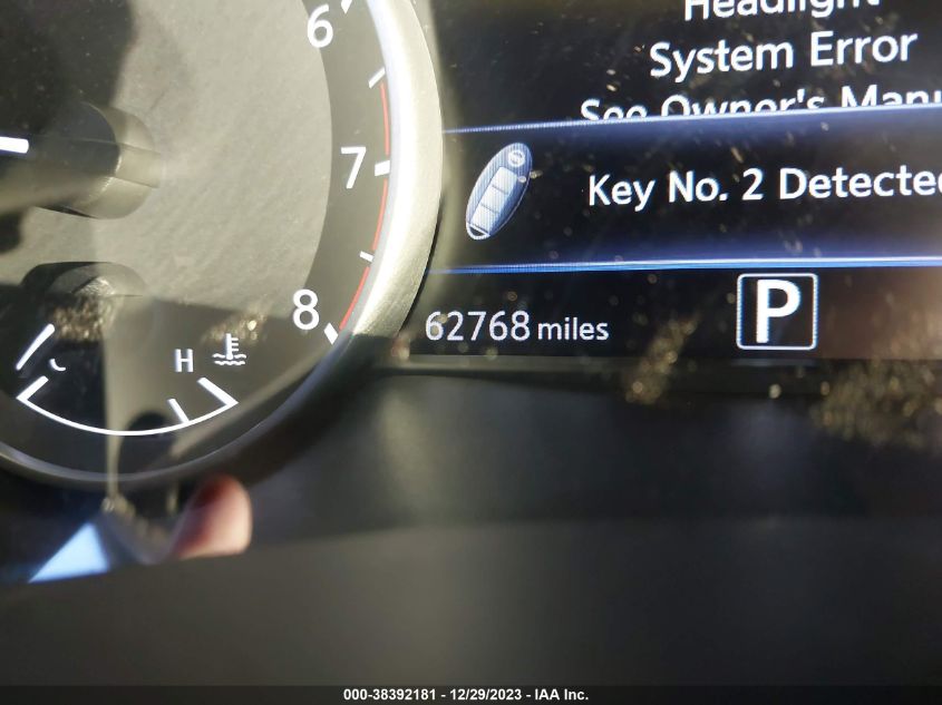 2018 Nissan Murano Platinum VIN: 5N1AZ2MG9JN105603 Lot: 38392181