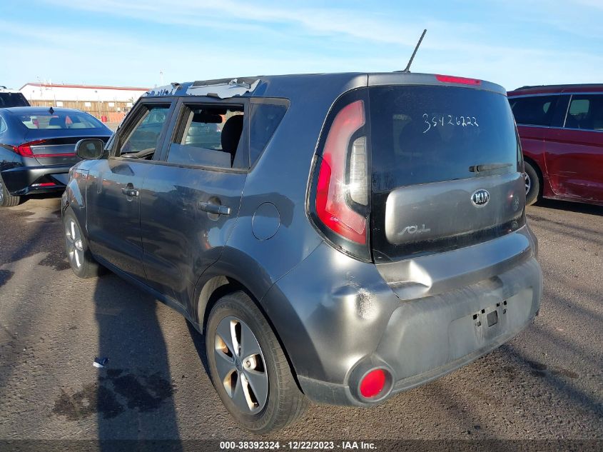 2016 Kia Soul VIN: KNDJN2A22G7284377 Lot: 38392324