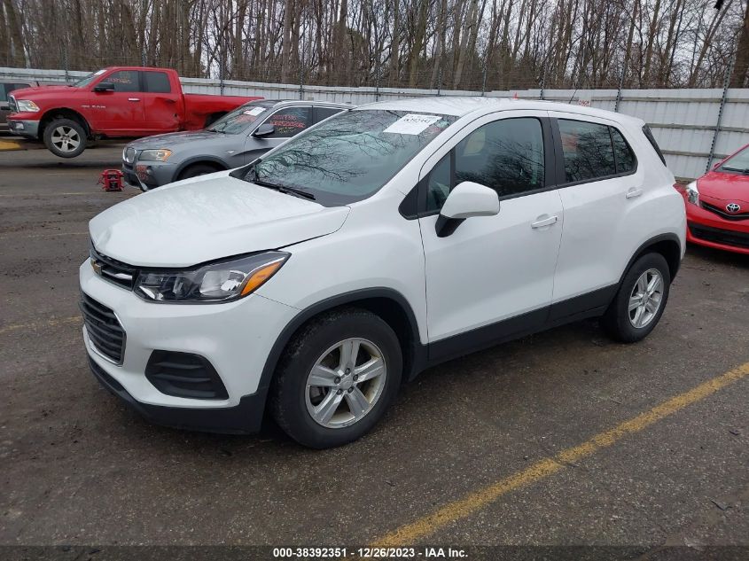 2020 Chevrolet Trax Fwd Ls VIN: 3GNCJKSB3LL121012 Lot: 38392351