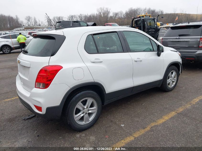 2020 Chevrolet Trax Fwd Ls VIN: 3GNCJKSB3LL121012 Lot: 38392351